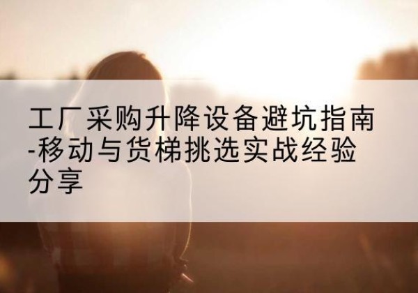 冷水滩移动式升降机怎么选-工厂采购升降设备避坑指南-移动与货梯挑选实战经验分享